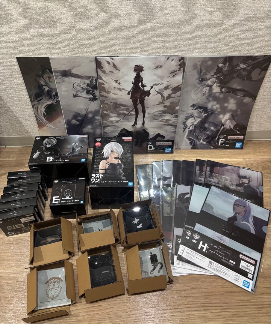 NieR:Automata 一番くじ　B賞D賞E賞F賞G賞H賞ラストワン賞