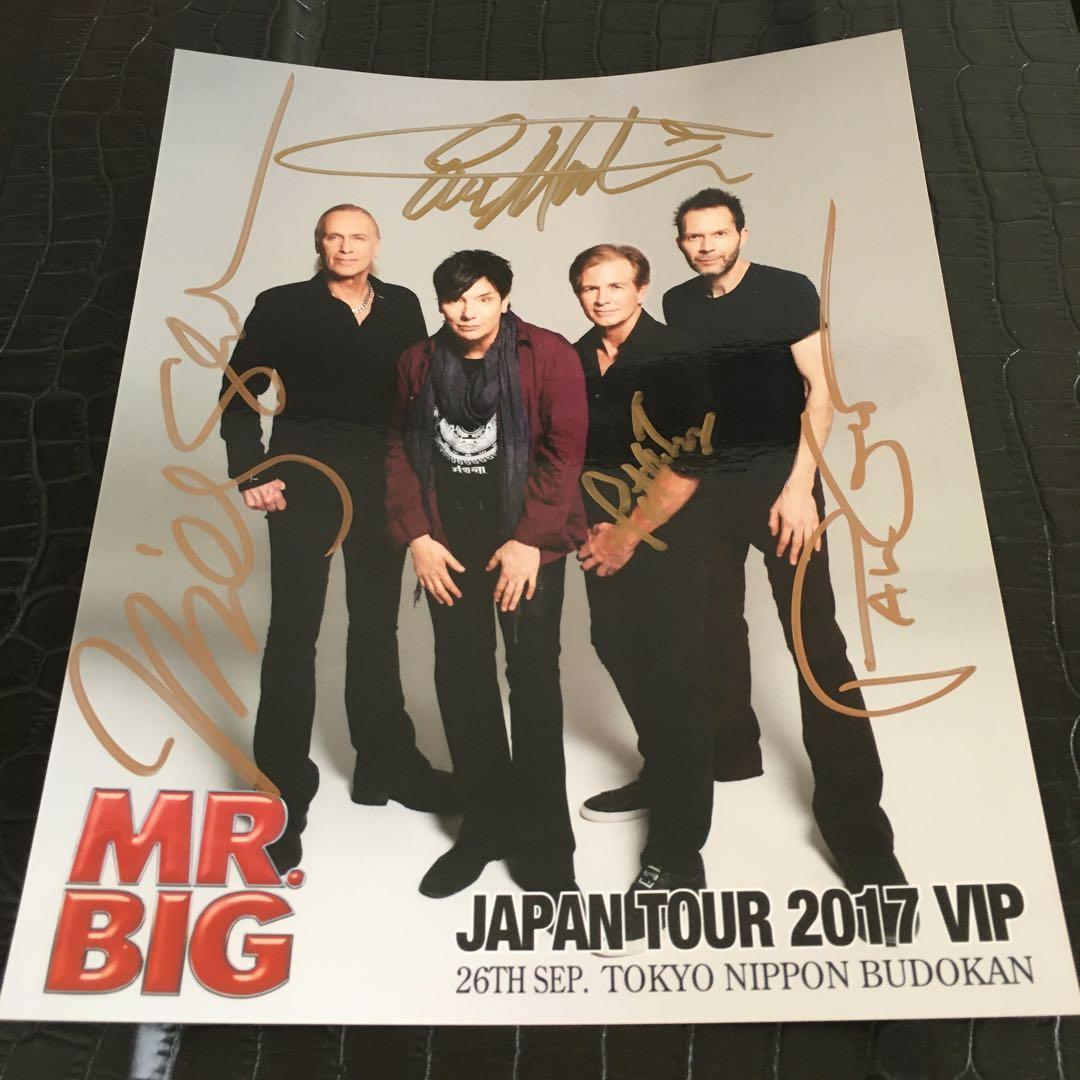 MR.BIGオリジナルメンバー超美品直筆貴重サイン