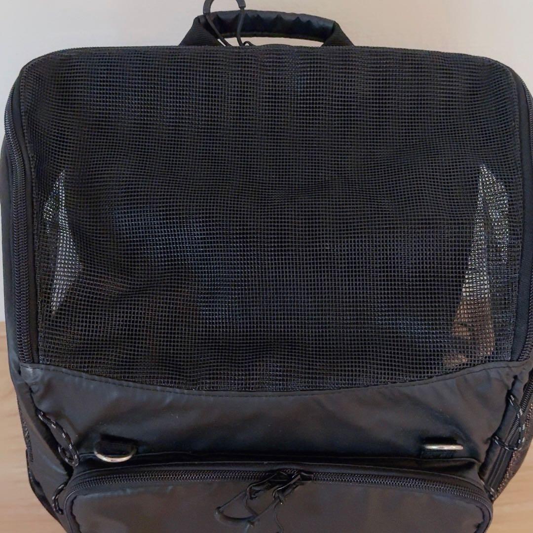 エアバギー 3ウェイバックパックキャリー レギュラー ブラック 黒 リュック 犬