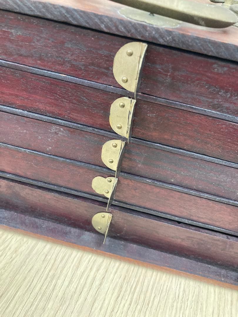 【骨董品】麻雀牌セット 木製収納箱付き