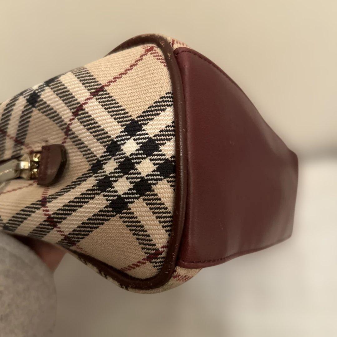 BURBERRY チェック柄 ハンドバッグ 中型