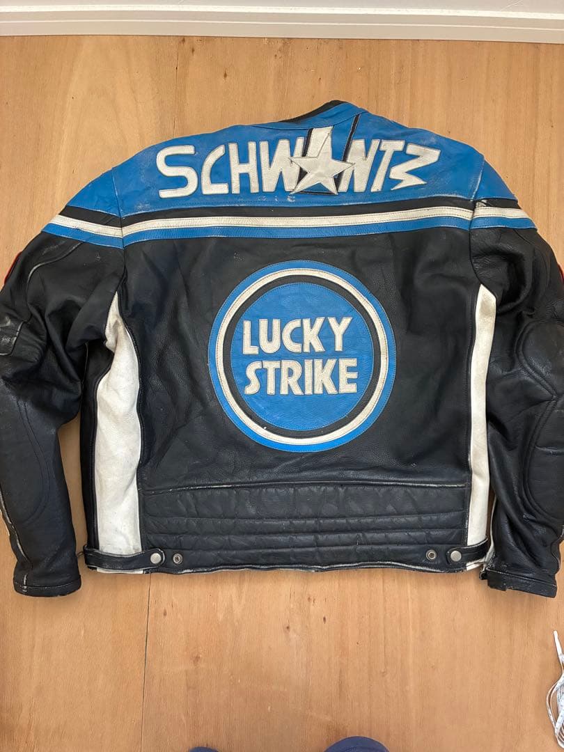 最終値下げ【90s】ヴィンテージ　LUCKY STRIKE レザージャケット