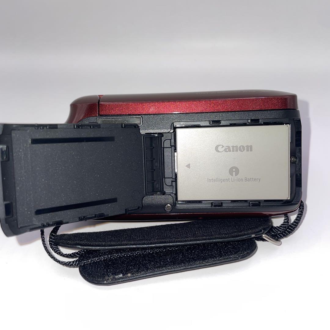【動作品】Canon iVIS HF R21 カメラケース付 ビデオカメラ 赤
