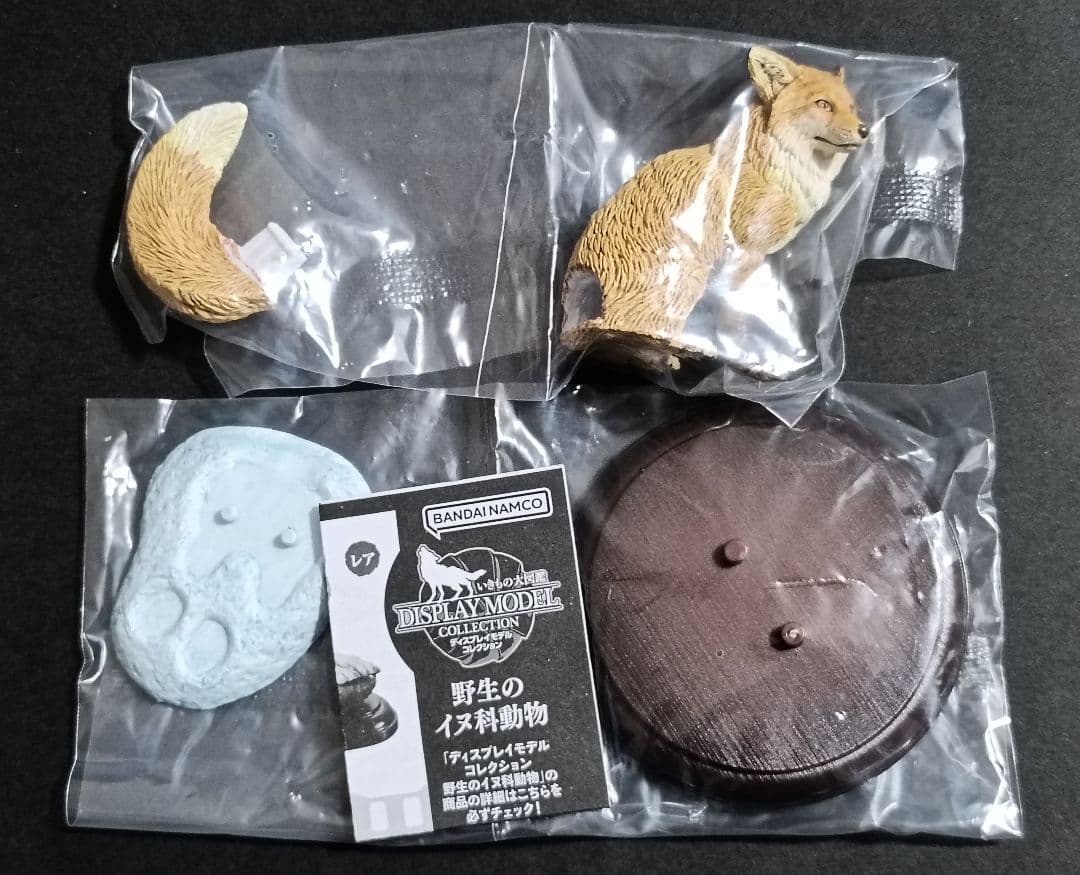 新品未開封 全4種コンプリート 野生のイヌ科動物 いきもの大図鑑