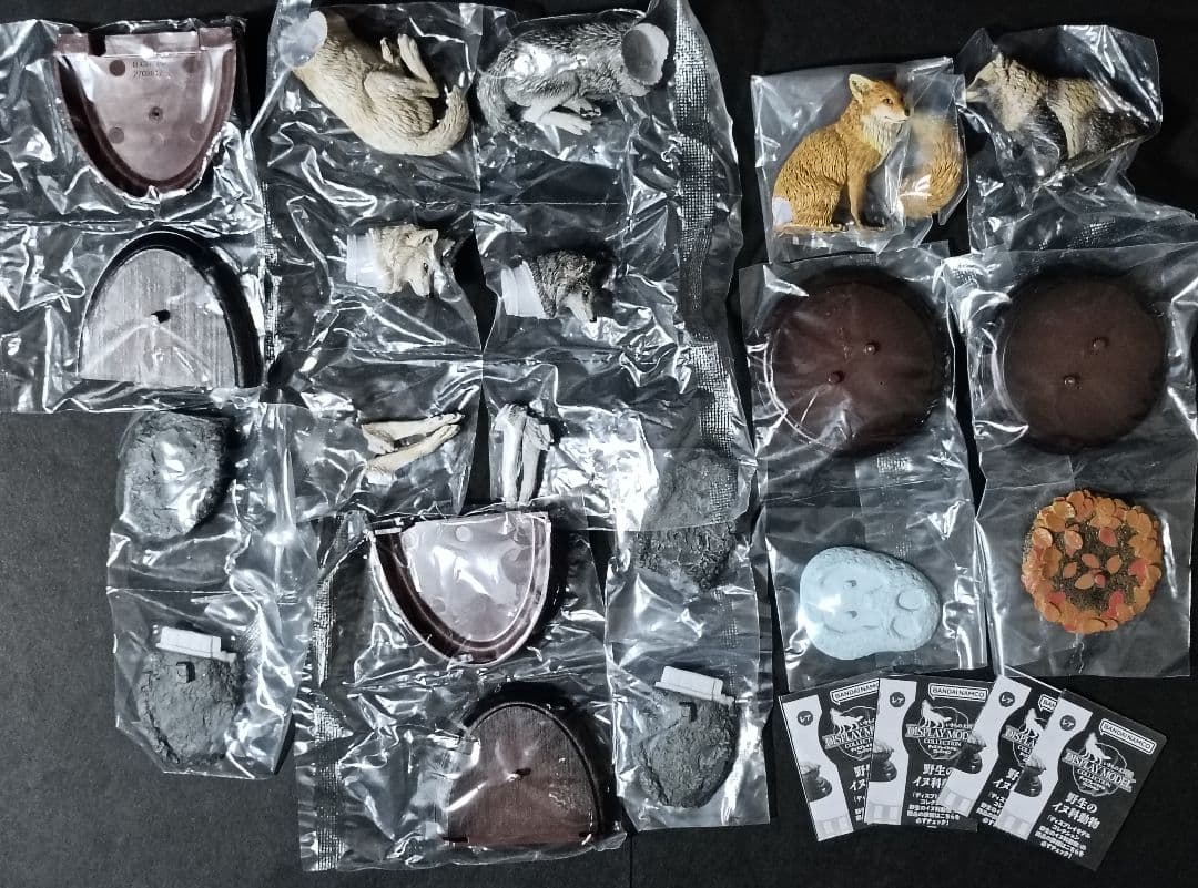 新品未開封 全4種コンプリート 野生のイヌ科動物 いきもの大図鑑