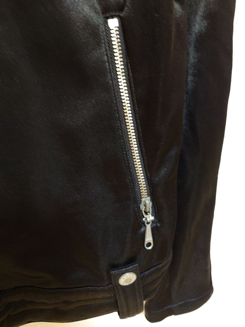 vanson ブラック シングルライダースジャケットМ