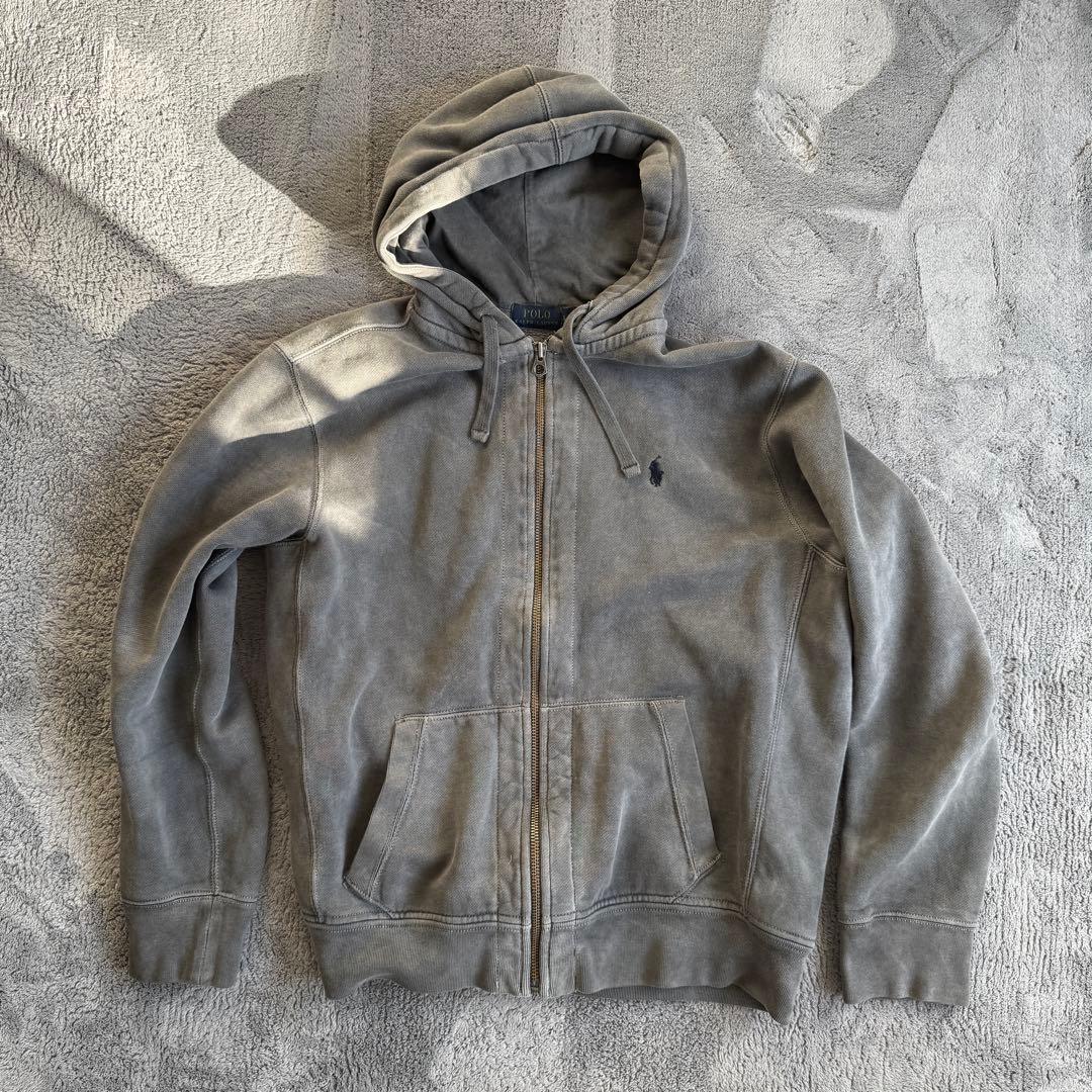 【美品】POLO RALPH LAUREN グレー パーカー