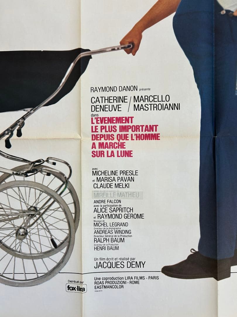 『モン・パリ』特大ポスター フランス ヴィンテージ映画ポスター