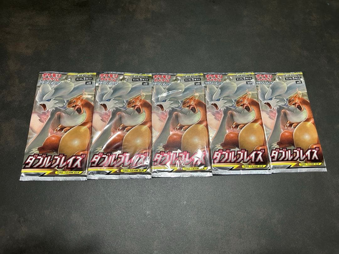 【絶版】 ダブルブレイズ TAG TEAM GX　未開封パック　5パック