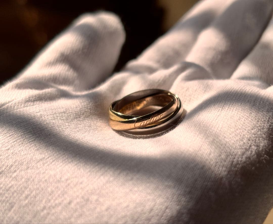 【1/12までお値下げ中】Cartierカルティエ トリニティリング SM 50