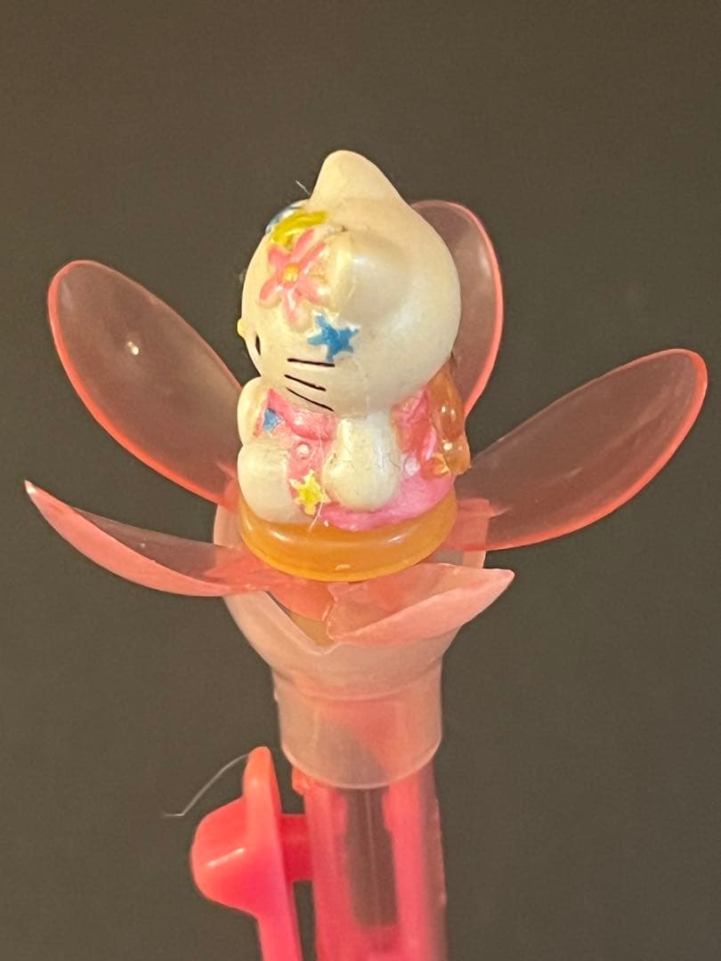 ハローキティ フェアリーキティシャーペンちょうちょ　花