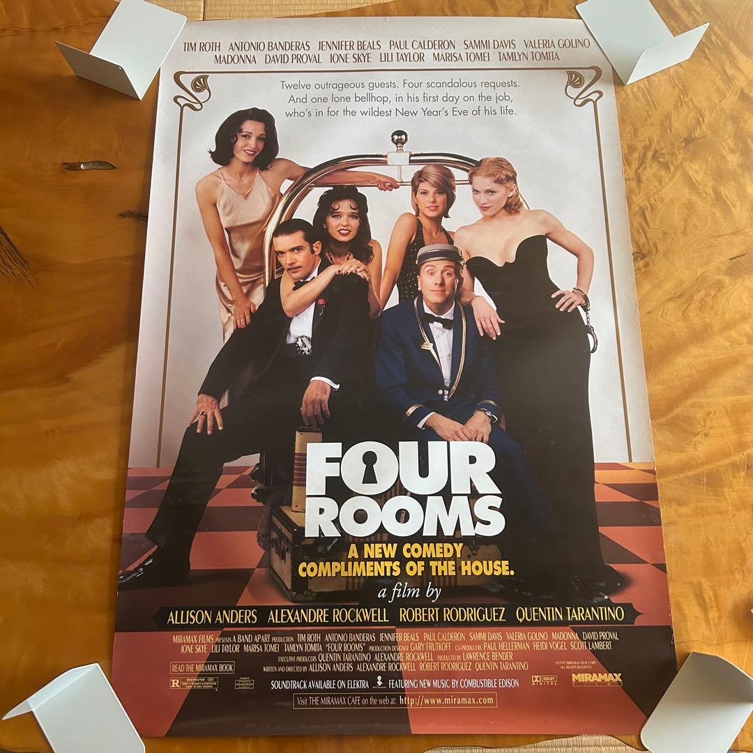 映画ポスター Four Rooms キャスト集合 USAオリジナル ヴィンテージ