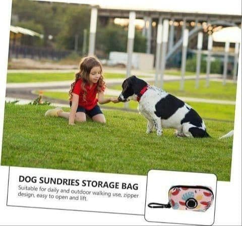 残り１点✨お散歩 トイレ袋 消臭ポーチ ハンズフリー