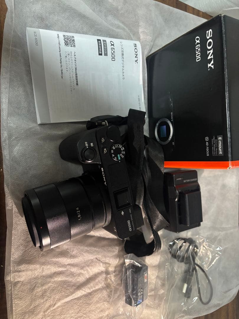 Sony α6500 ミラーレス一眼 ゼイスタイプレンズ付き