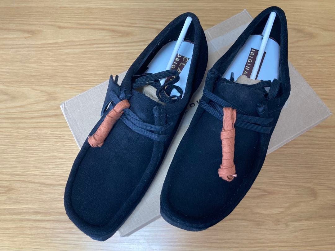 Clarks ワラビーブラック 25.5cm UK7h