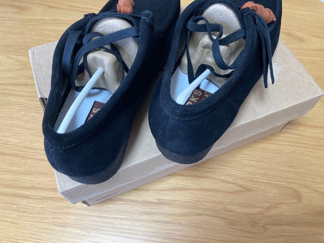 Clarks ワラビーブラック 25.5cm UK7h