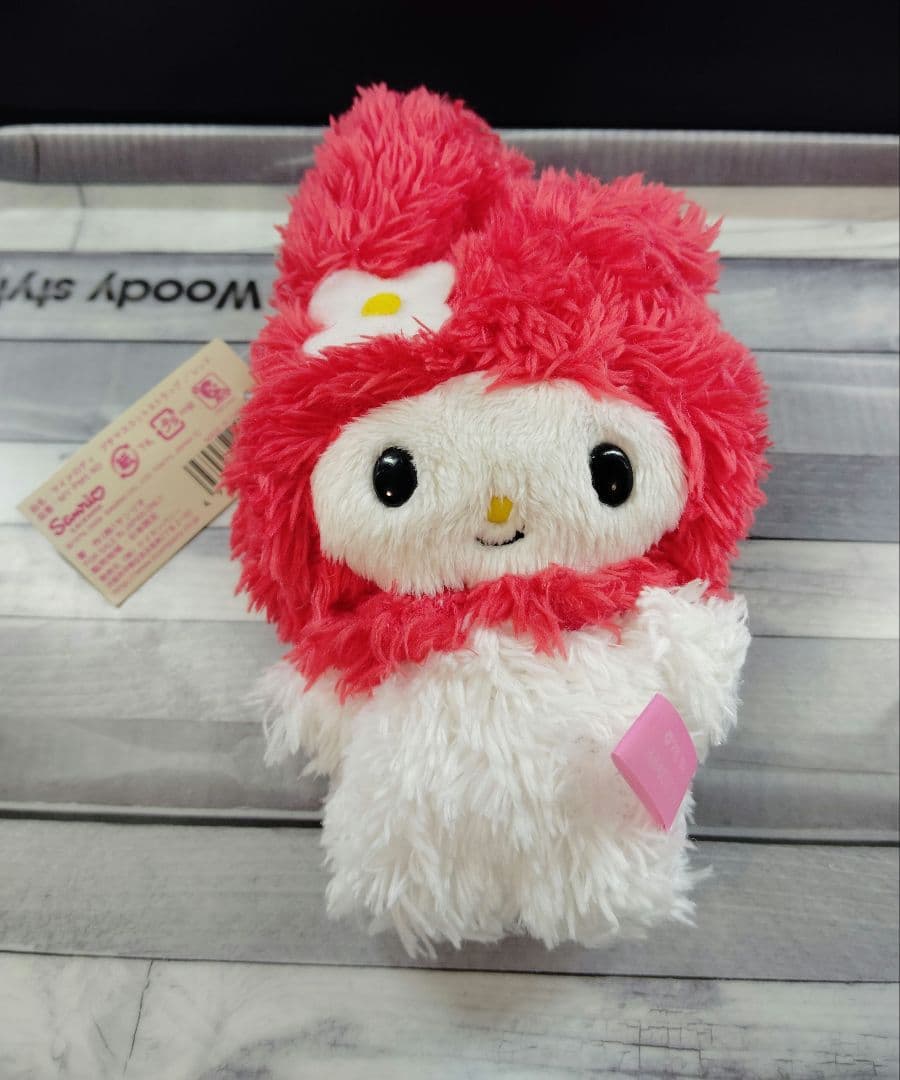 レア　マイメロディ　プチマスコットストラップ　レッド　オオカミクロミに気を付けて