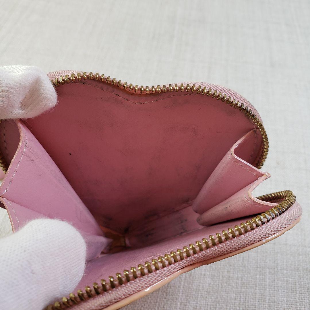 ルイヴィトン ヴェルニ ポルトモネクール 小銭入れ ケース ハート型