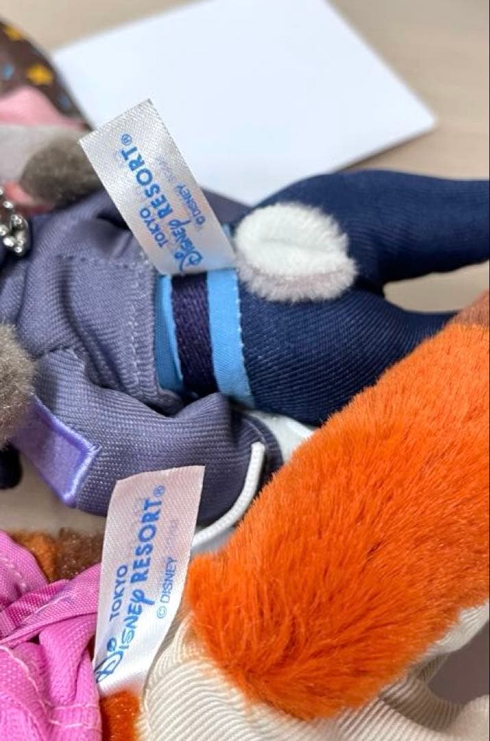 ニック　ジュディ　ズートピア ディズニーリゾート　ぬいぐるみバッジ　2体セット