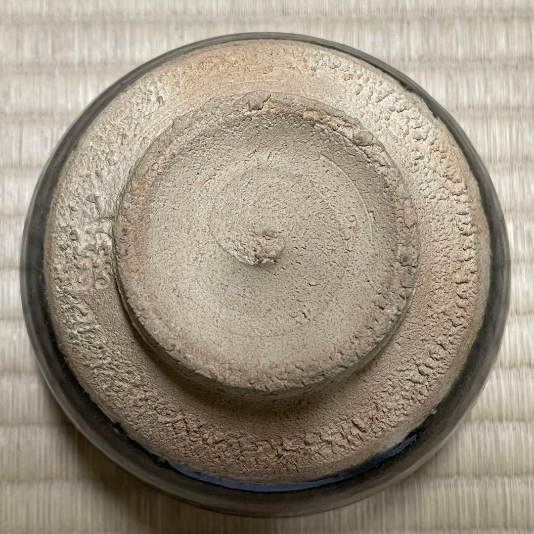 瀬戸焼 水野双鶴 茶碗 茶道具 骨董品 894