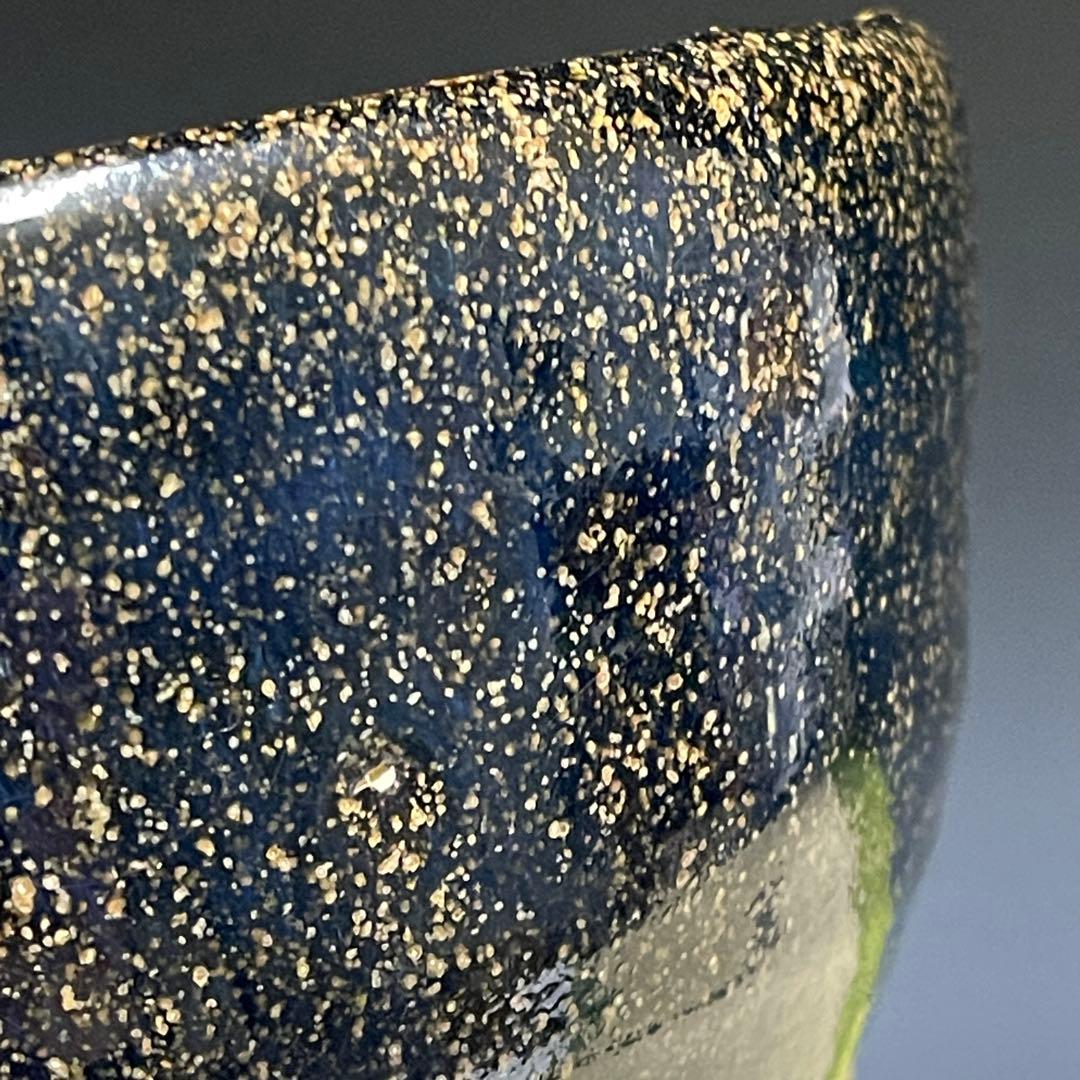 瀬戸焼 水野双鶴 茶碗 茶道具 骨董品 894