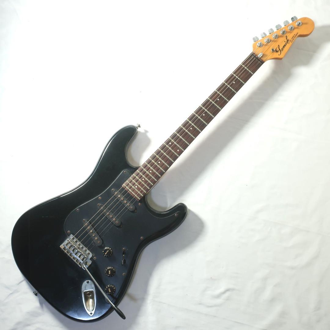 段Samick エレキギター ストラトキャスタータイプ ブラック