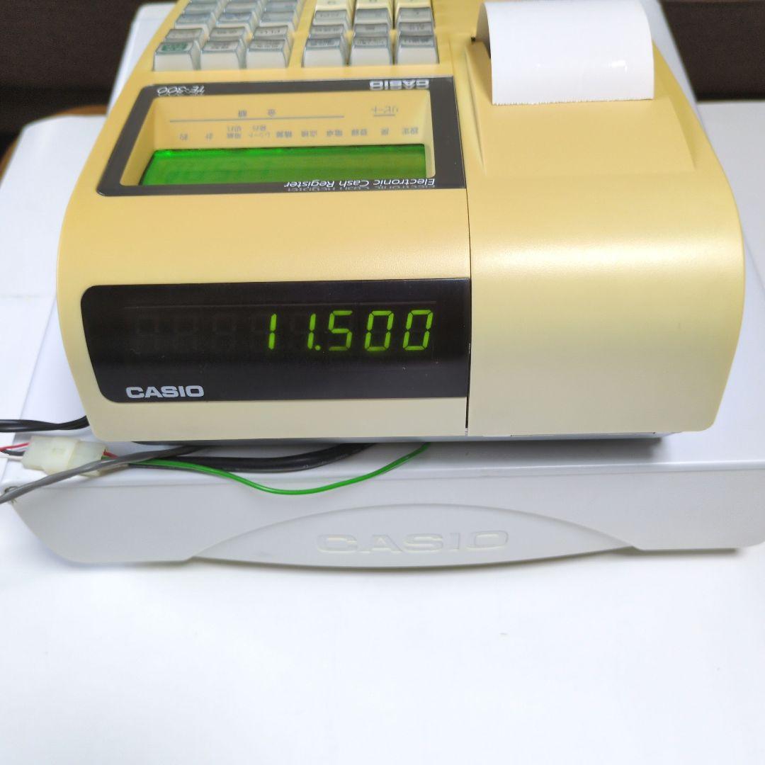 CASIO電子レジスター 小型ドロワー分離型（TE-300）ロ―ルペーパー4個