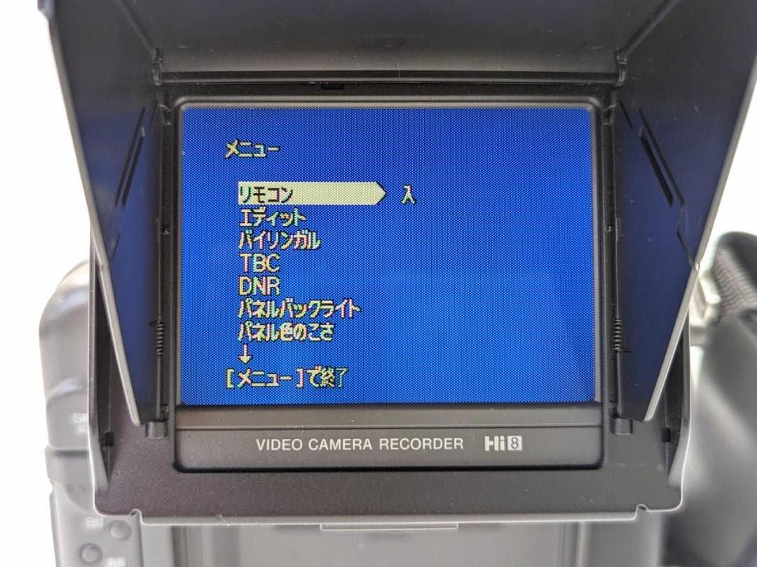 8mmテープのダビングに！ SONY ビデオカメラ CCD-SC55 01