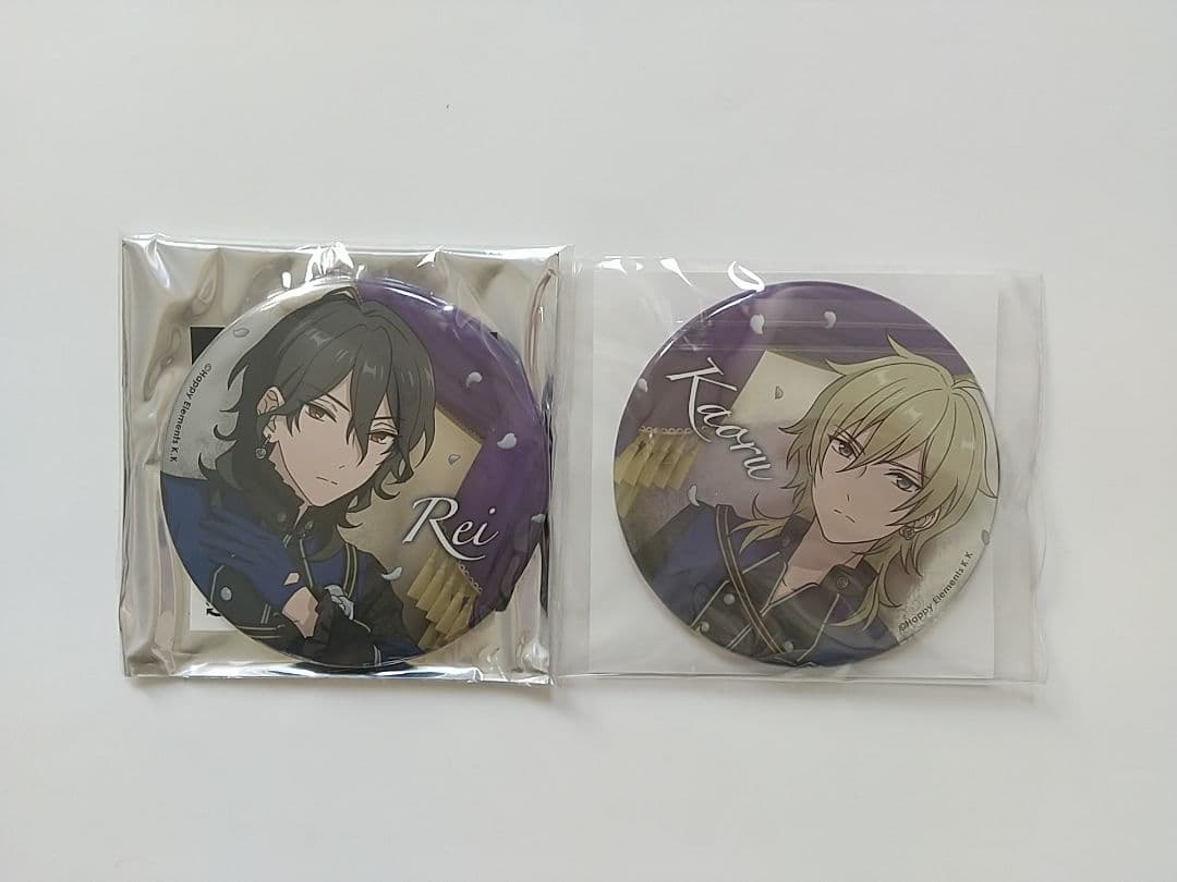 あんスタ 缶バッジ 青藍人形館 ロマネスク 朔間零 羽風薫 UNDEAD