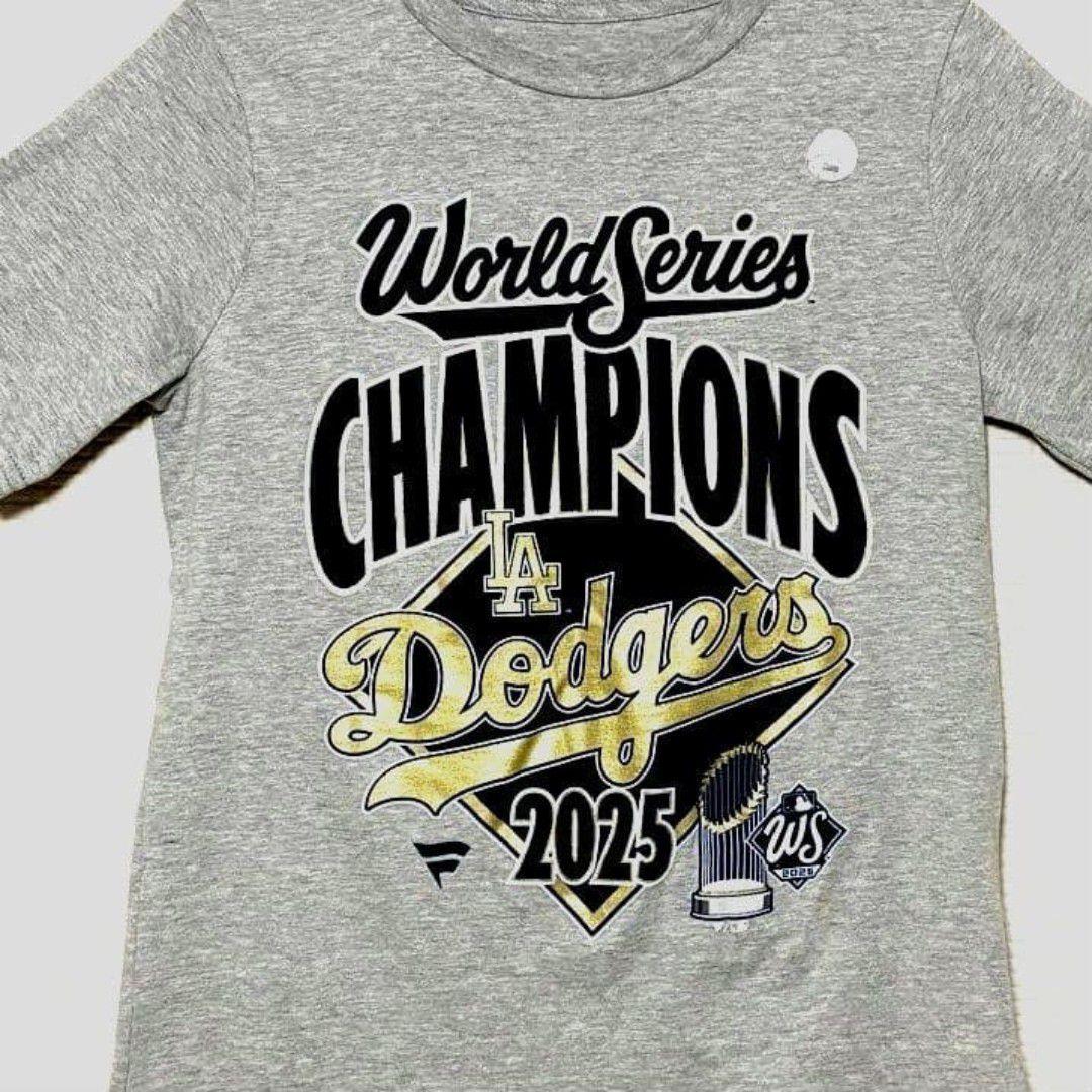 大谷翔平／ロサンゼルス・ドジャース／ワールドシリーズ優勝／セレモニーTシャツ L