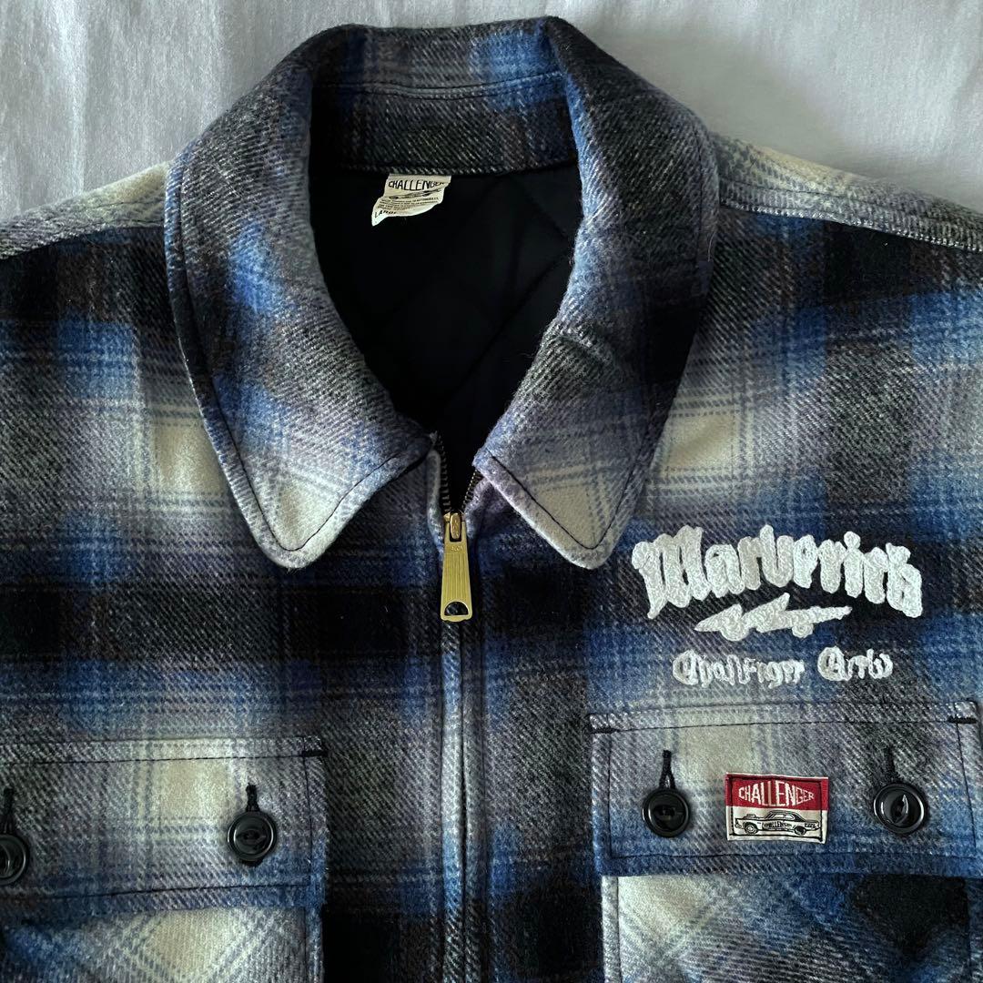 CHALLENGER × FIVE BROTHER　JACKET BLUE L