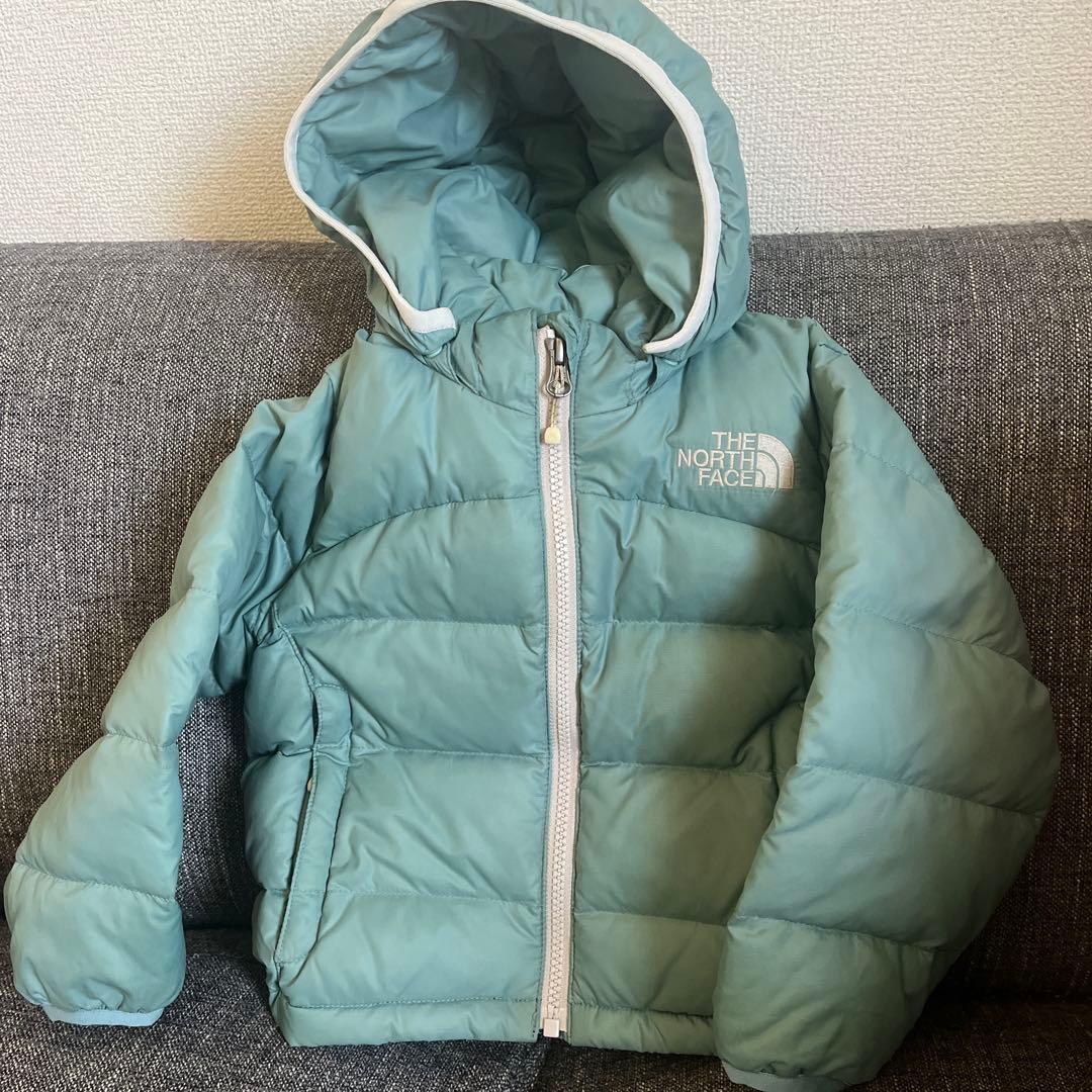THE NORTH FACE ベビーキッズ　フード付きダウンジャケット　90