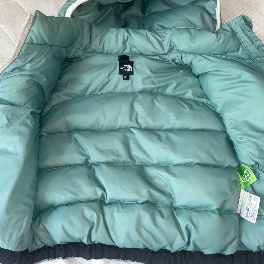THE NORTH FACE ベビーキッズ　フード付きダウンジャケット　90