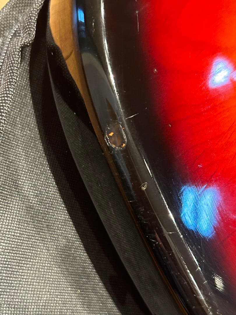 エレキギター サンバースト ギターケース付き