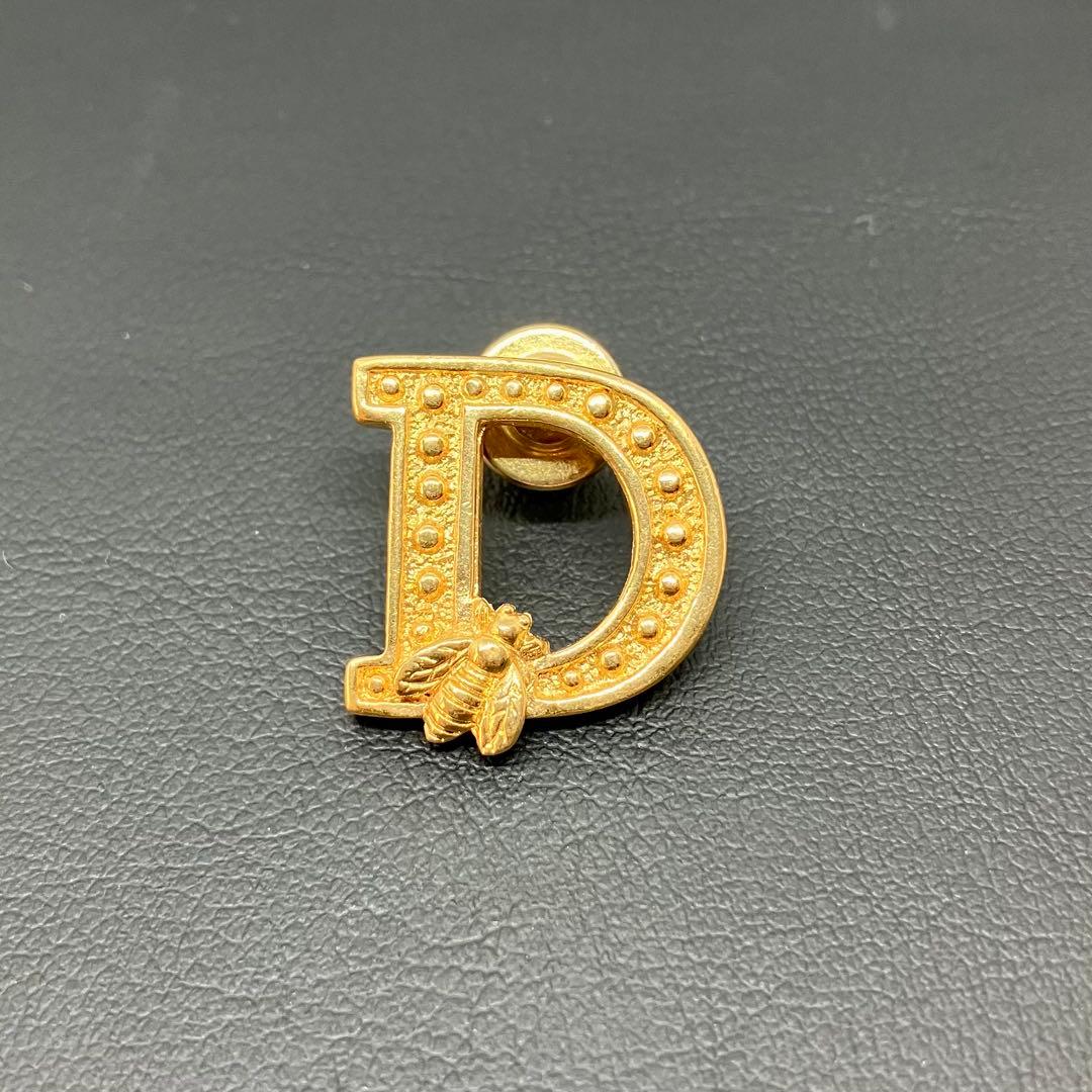 【希少】【美品】【クリスチャンディオール】ハチ 蜂 ピンブローチ ピンバッチ