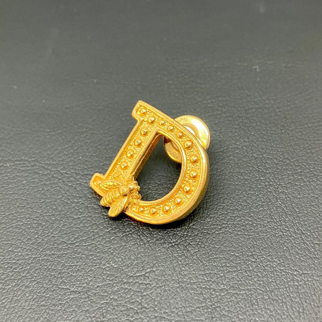【希少】【美品】【クリスチャンディオール】ハチ 蜂 ピンブローチ ピンバッチ