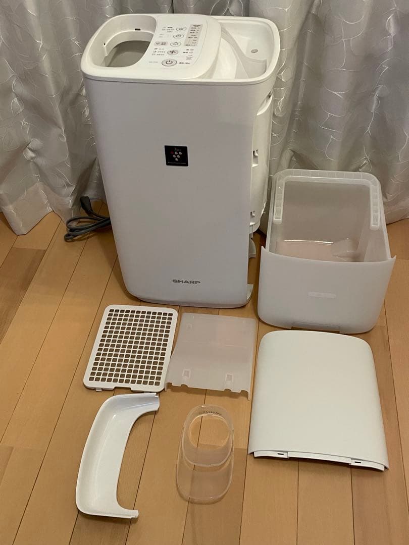 新品【純正フィルター】付き！ SHARP HV-P75-W 加熱気化式加湿器