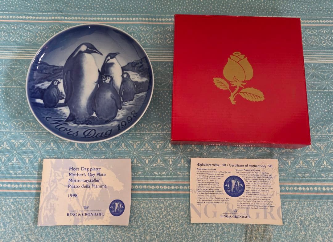 ロイヤルコペンハーゲン マザーズディ プレート 1998年 1999年