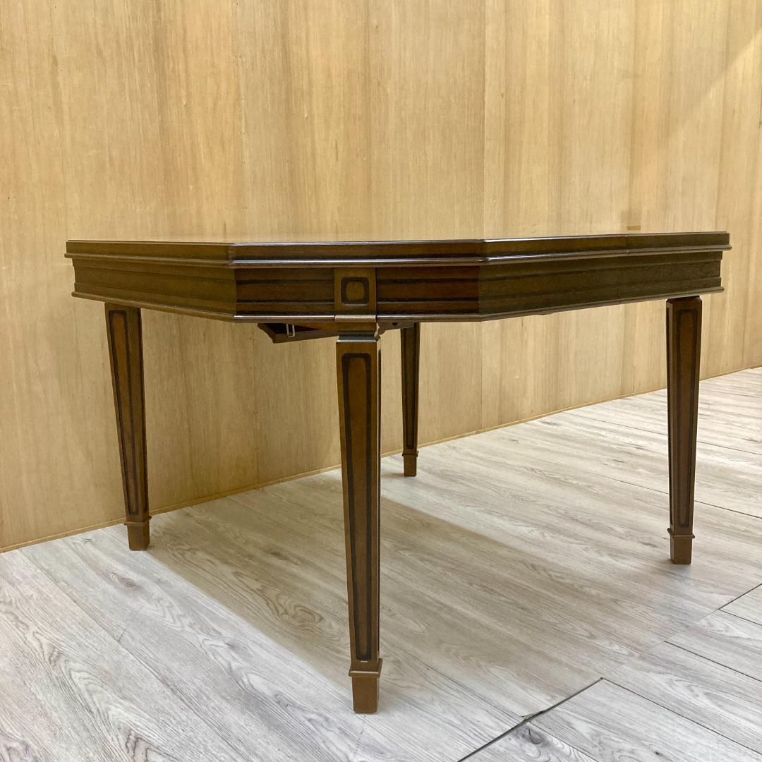 美品【マルニ】地中海ロイヤル 　パーティテーブル 　伸長式 　ダイニングテーブル