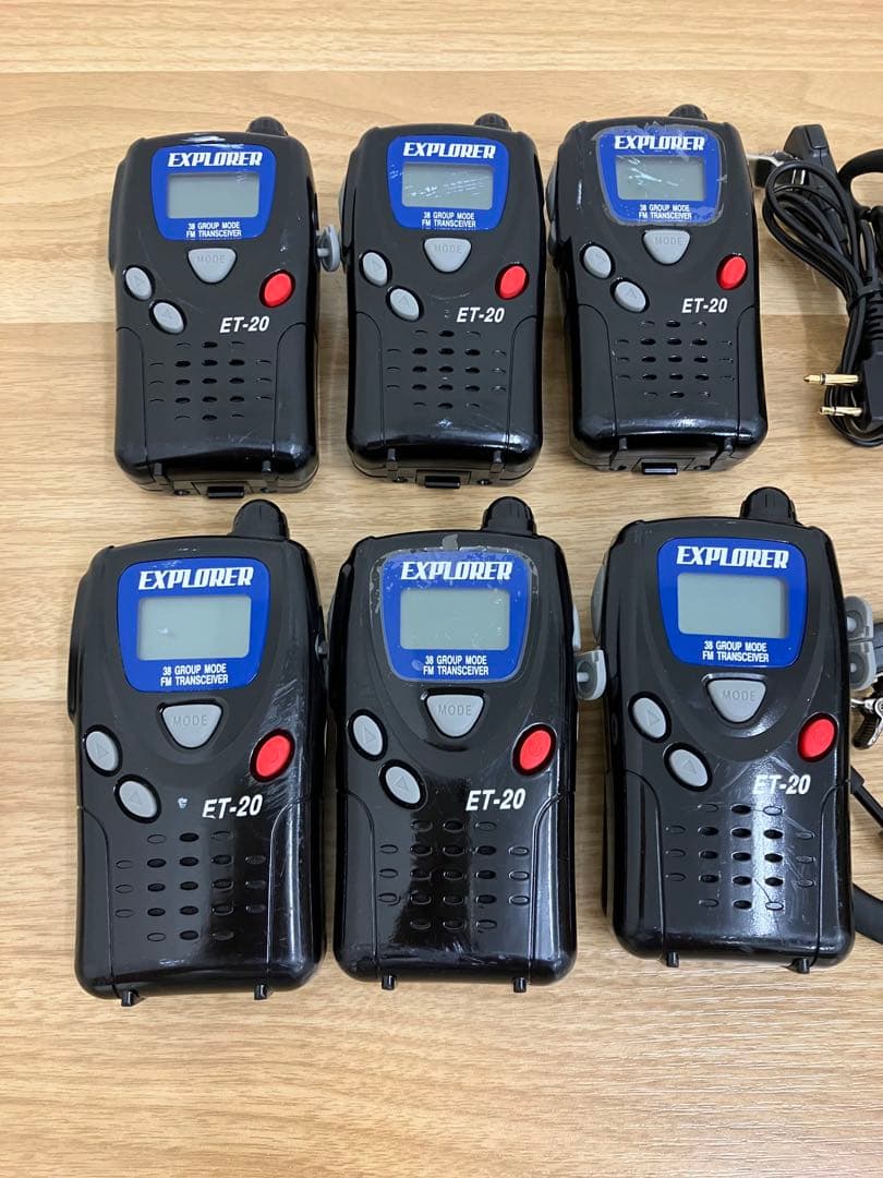 EXPLORER ET-20 トランシーバー 6台セット