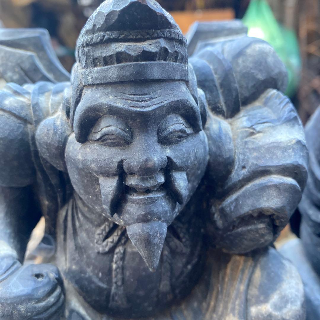 江戸期・祀り福神「恵比寿・大黒天」民衆信仰・財運福徳・邪気祓い・二神一対彫り