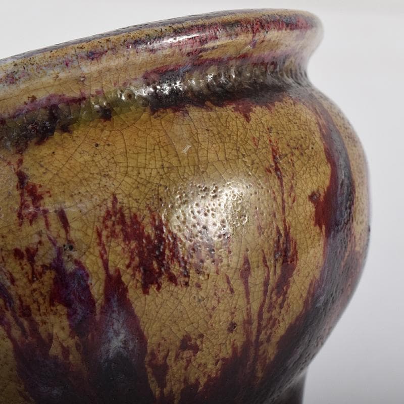 中国　均窯　釣窯釉　三つ足香炉　C　R8573