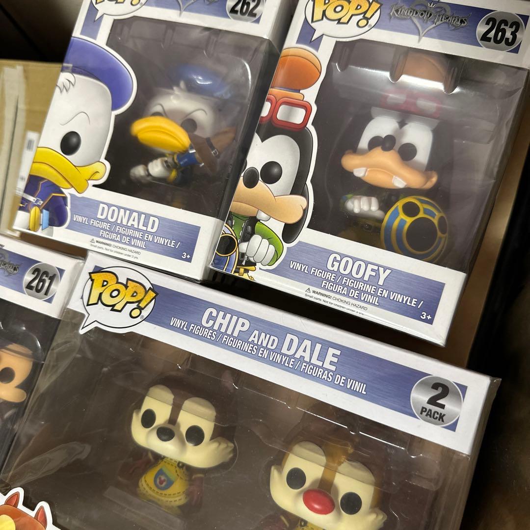 新品　廃盤　キングダムハーツ　POP！ファンコ　4点セット ドナルド　ミッキー