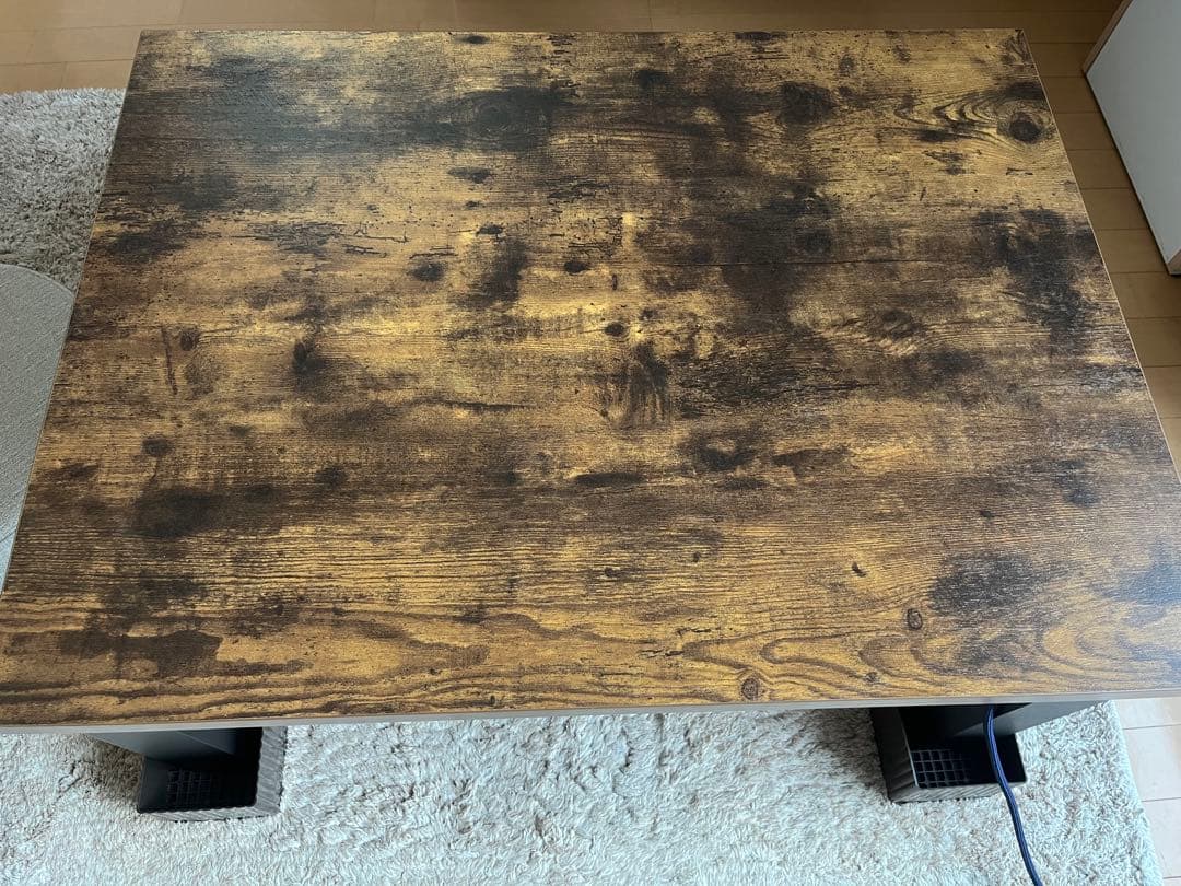 ニトリ　こたつテーブル　長方形　80㎝×60㎝×38㎝　ブラウン 木製