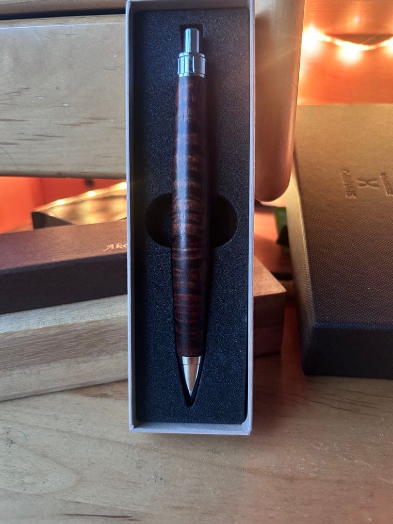 [Chat botte]ハワイアンコア 縮杢 シャープペンシル 0.5mm