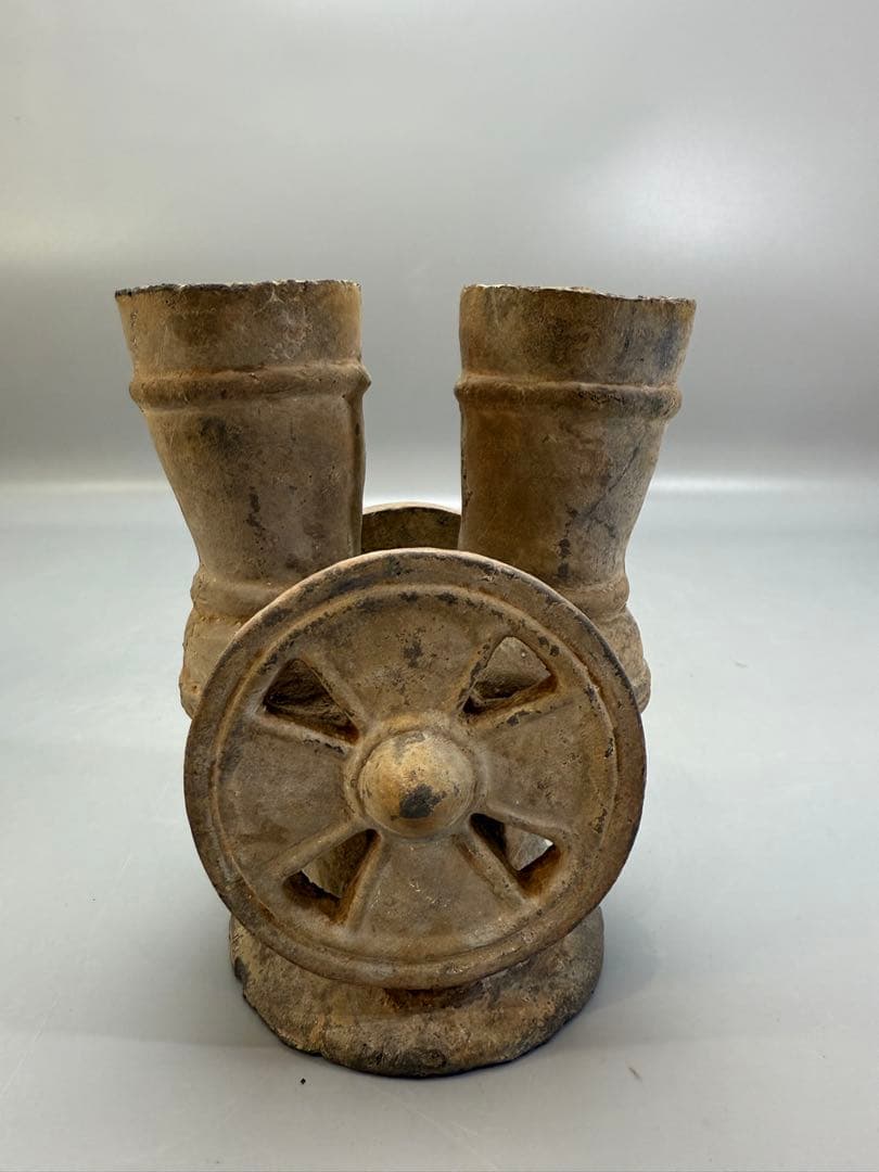 DT503 百済新羅 車輪形土器 古陶磁器