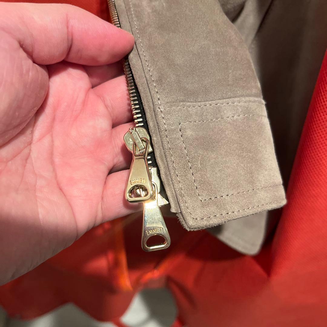 EMMETI 別注〝JURI〟リッチスウェードライダースジャケット　サイズ52