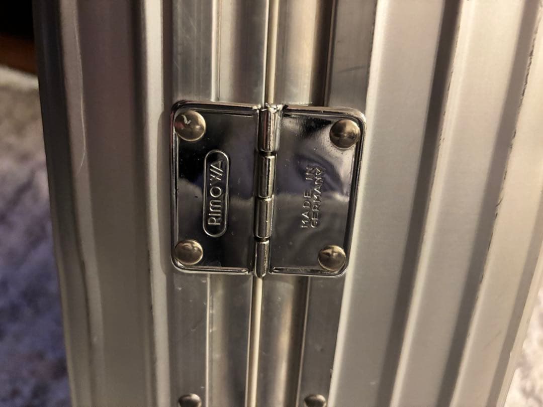 希少✨廃盤青ロゴ リモワ トパーズ 32L 機内持ち込み 2輪 シルバー アルミ