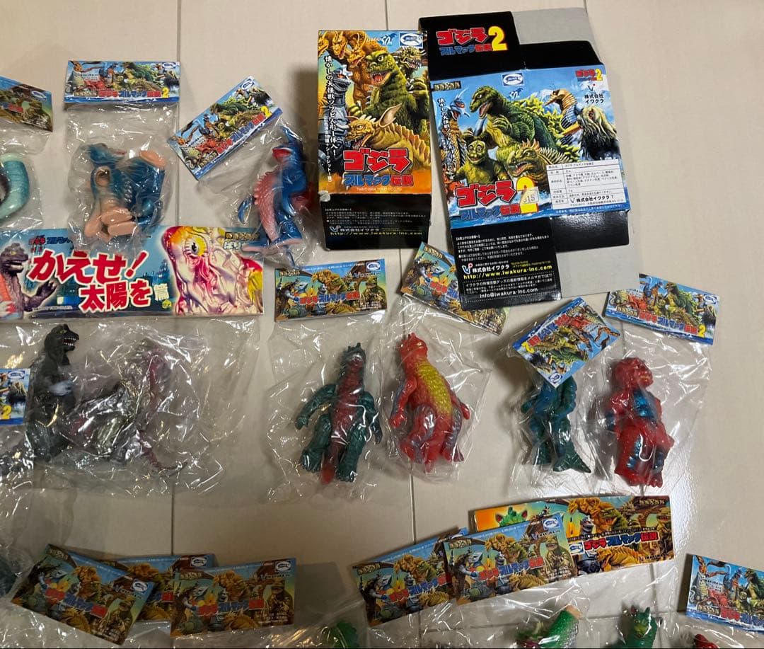 ゴジラ　ブルマァク伝説　珍色アリ　バラ売り&価格交渉不可