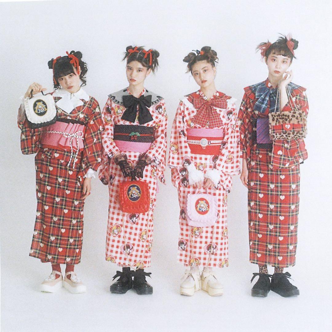 【 HEIHEI 】浴衣・リバーシブル帯・飾り帯 3点セット【 7月限定出品 】